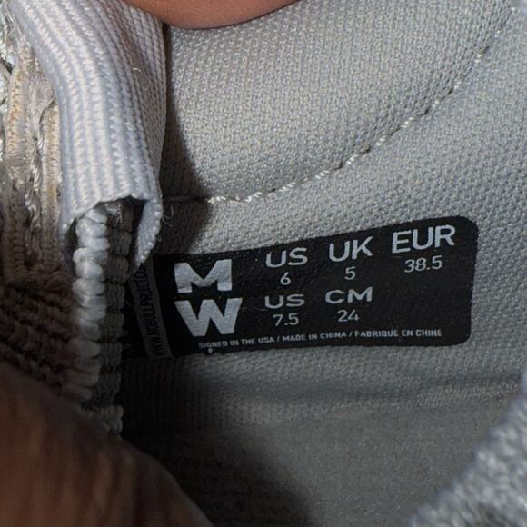 NOBULL Allday Knit Diamond Knit Runner Foam Light cool grey sneaker Size 7.5 - Picture 9 of 11